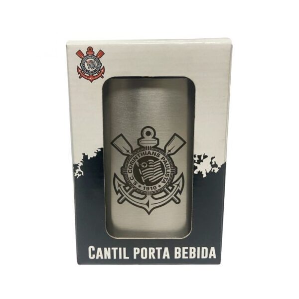 Cantil Inox 220ml Escudo Corinthians - Image 3