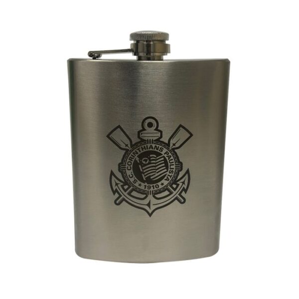 Cantil Inox 220ml Escudo Corinthians