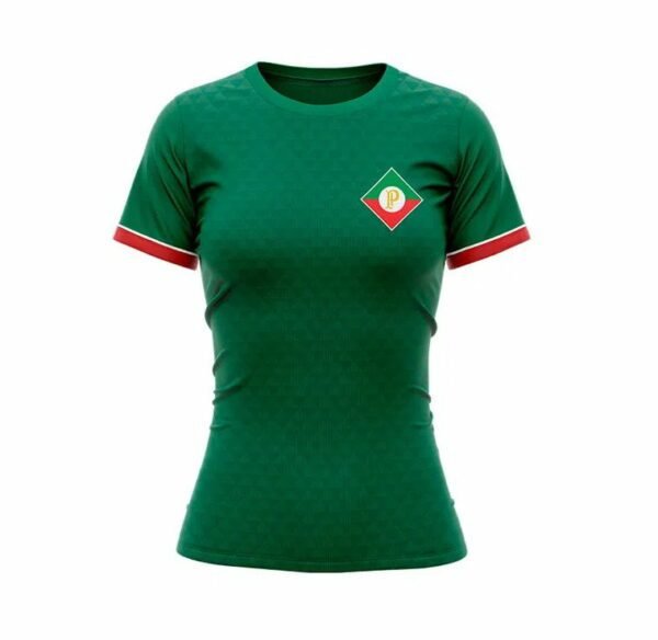 Camisa begin inspirada na Palesta Italia verde do cruzeiro oficial