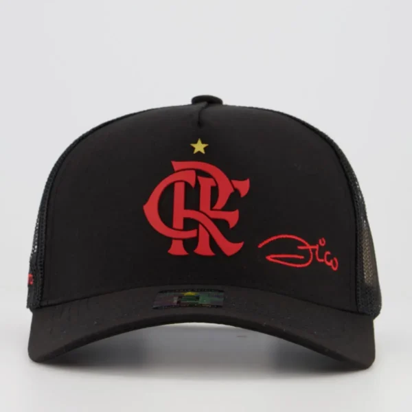 Boné Flamengo Supercap Zico Emborrachado - Image 2