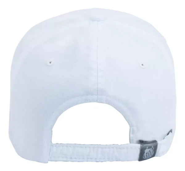 Boné Santos Branco 6 gomos Supercap Bordado - Image 3