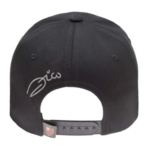 Boné Flamengo Zico Aba Curva Supercap Preto Bordado - Image 2