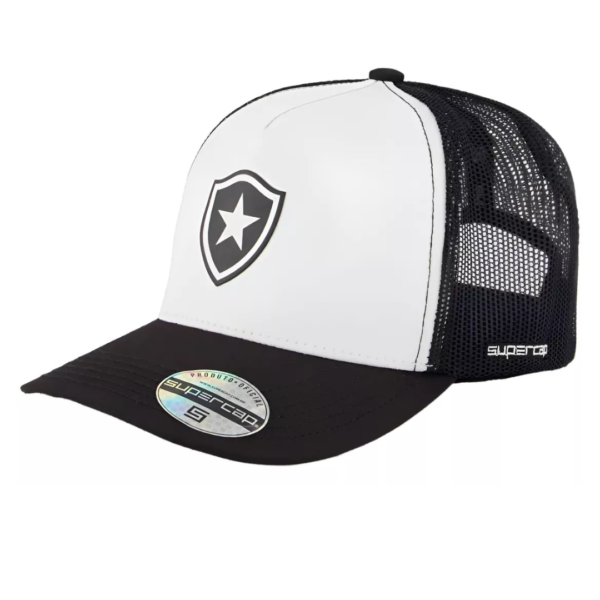 Boné Botafogo Original Supercap Trucker Oficial Do Clube