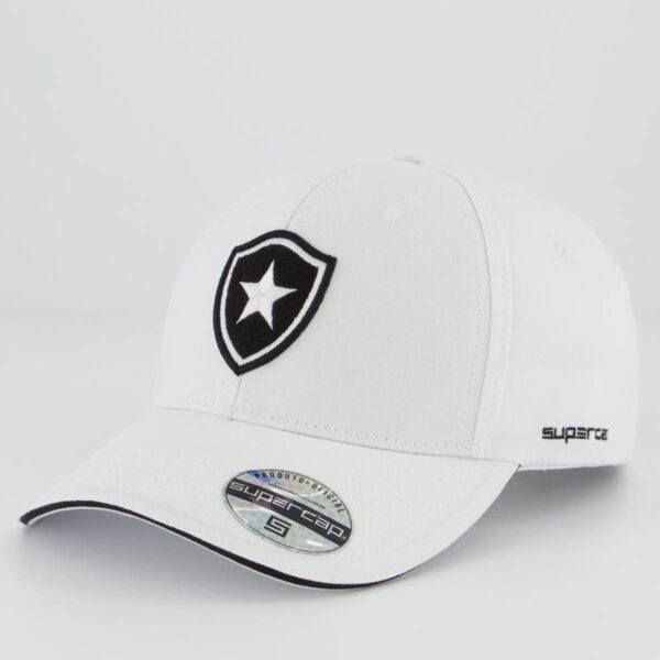 Boné Botafogo 6 Gomos Branco Supercap