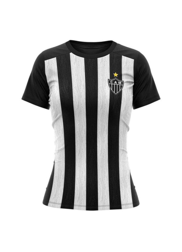 Camisa Atlético Mineiro Braziline Comet Feminina Preto