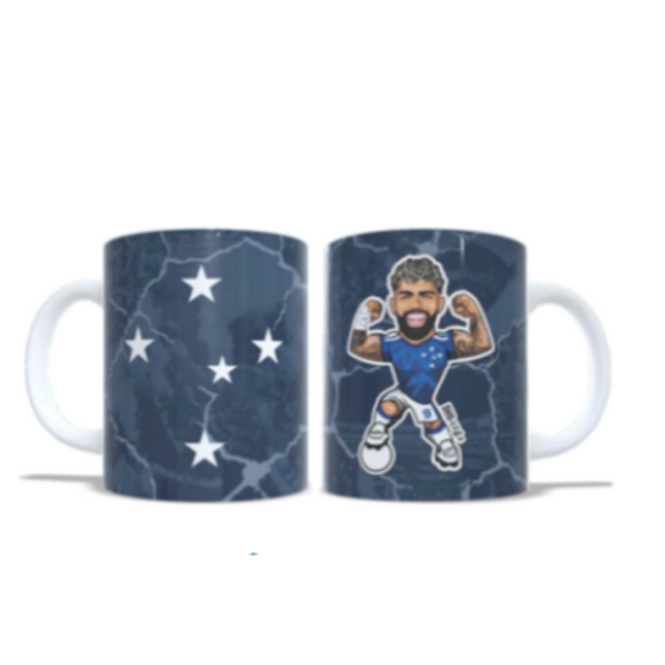 Caneca Porcelana Cruzeiro Gabigol