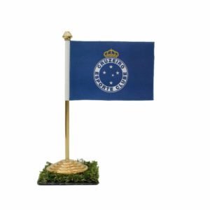 bandeira de mesa cruzeiro azul oficial